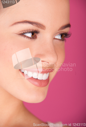 Image of perfect teeth smiling