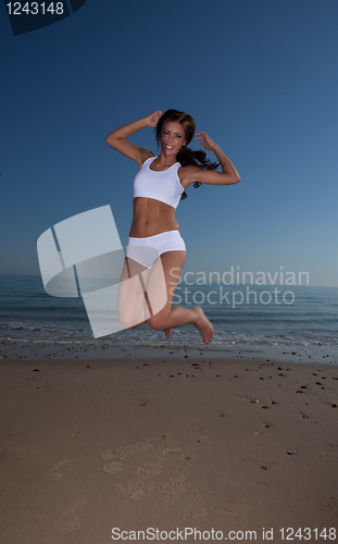 Image of fitness brunette