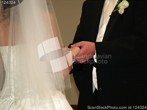 Image of exchanging vows