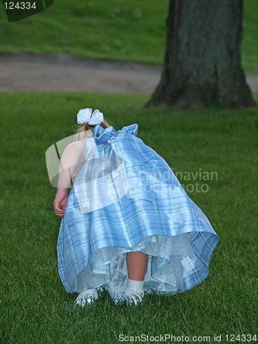 Image of girl bending