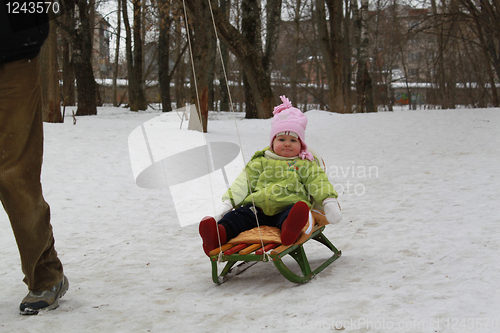 Image of Drive on a sledge