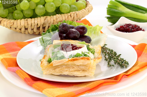 Image of Goat cheese tartlet