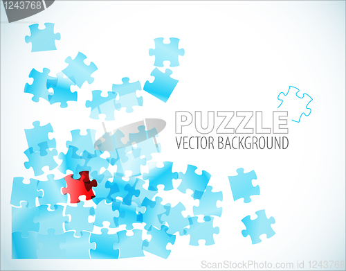 Image of Abstract puzzle background