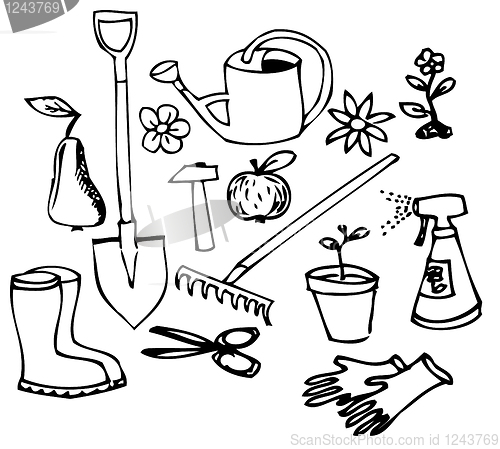 Image of Garden doodle collection