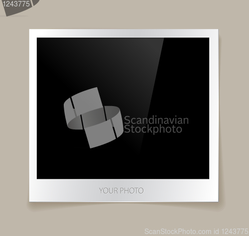 Image of Empty photo vector illustration