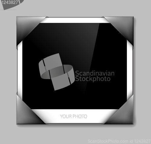 Image of Empty photo in photo holder