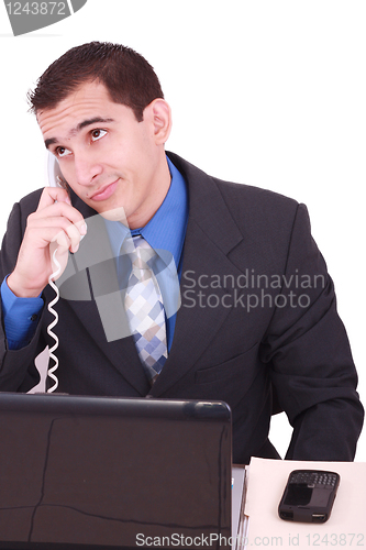 Image of Bored businessman 