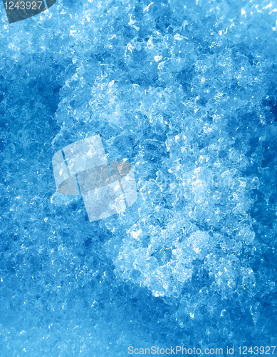 Image of blue ice background