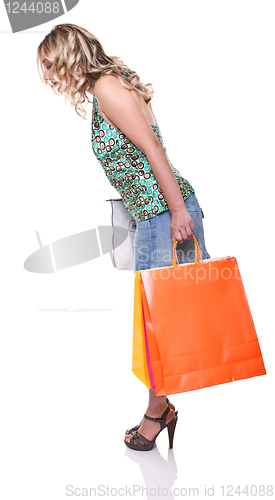 Image of shopping woman
