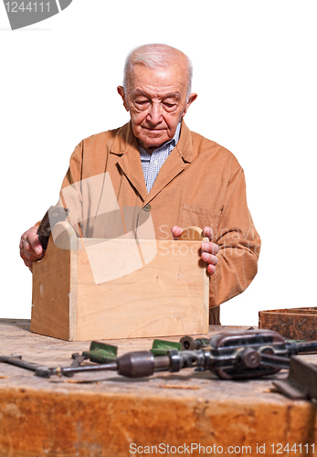 Image of old carpenter