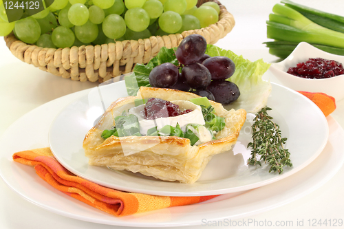Image of Goat cheese tartlet