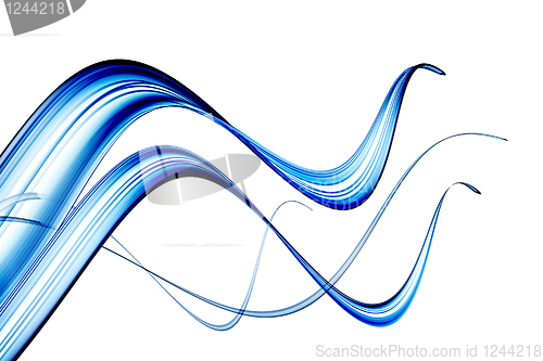 Image of Abstract 3d waves