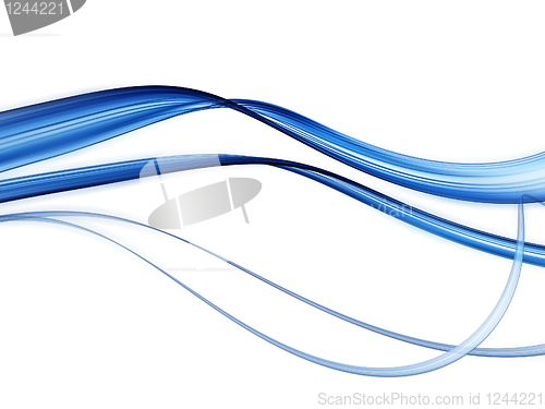 Image of Abstract blue wave