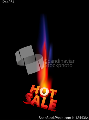 Image of Hot sale artwork with big flame