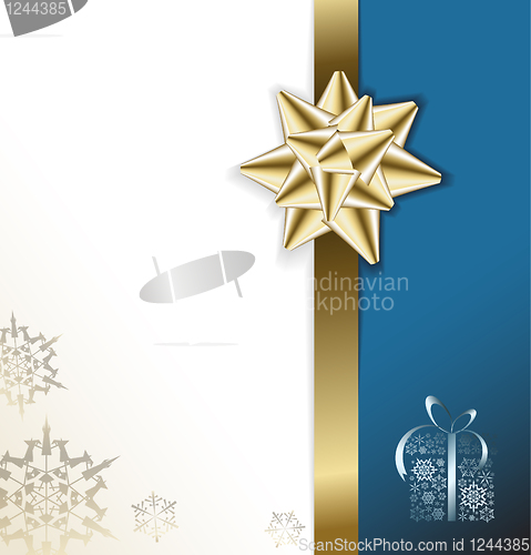 Image of vector Christmas card