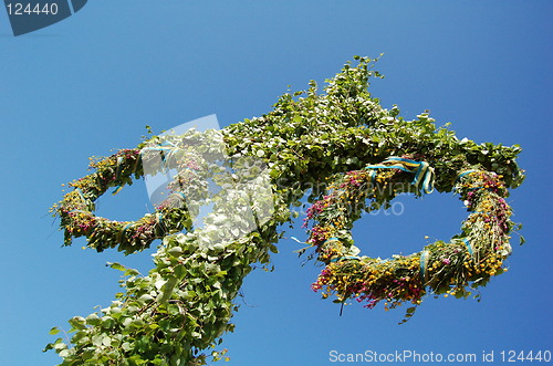 Image of Swedish 'midsommarstång'