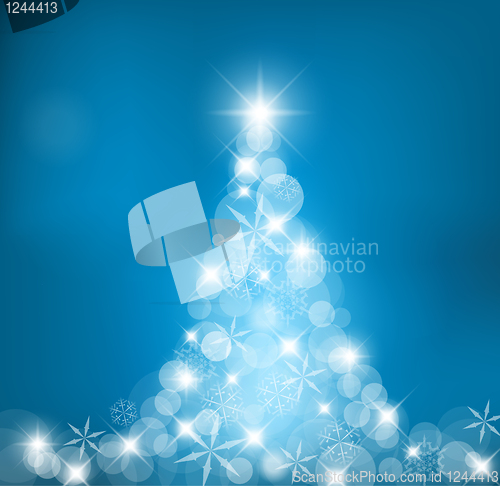 Image of Abstract Christmas tree