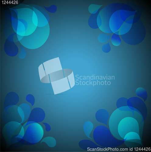 Image of Abstract blue background