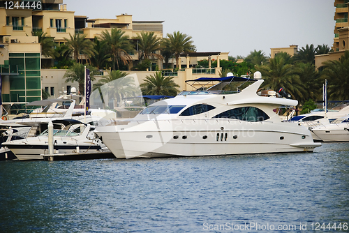 Image of Boats in Dubai Marina