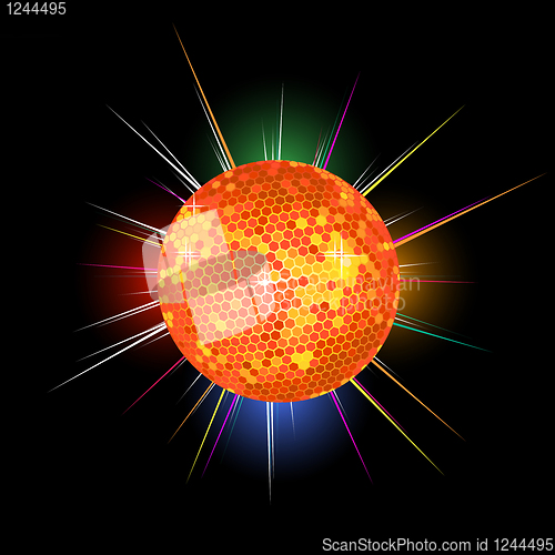 Image of Disco ball background