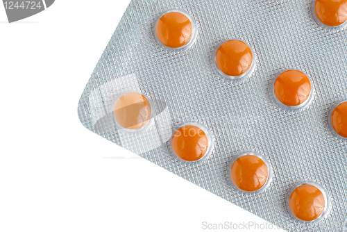 Image of Pack of orange pills