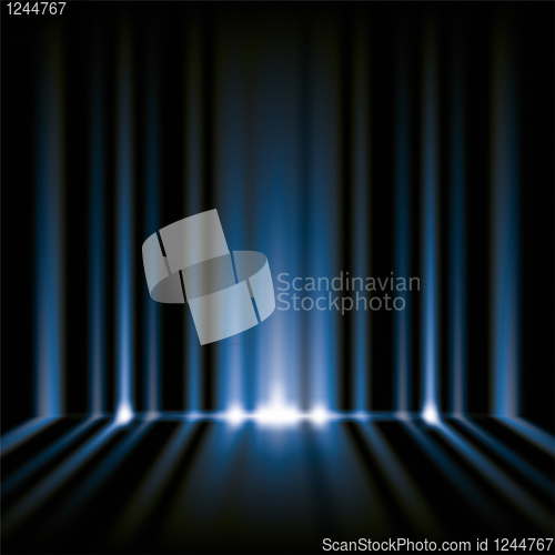 Image of blue lights background