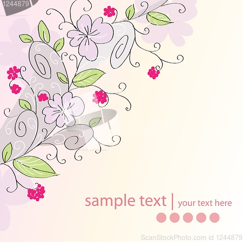 Image of floral background