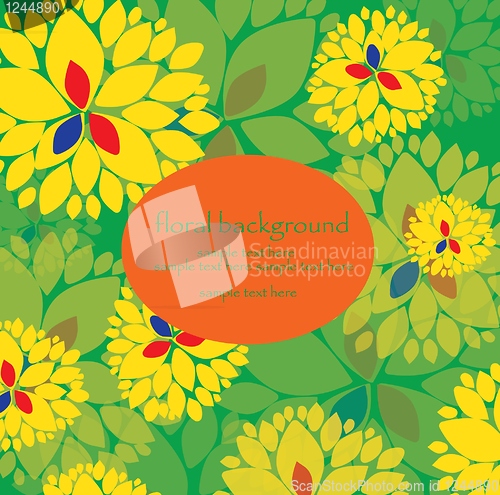 Image of floral background