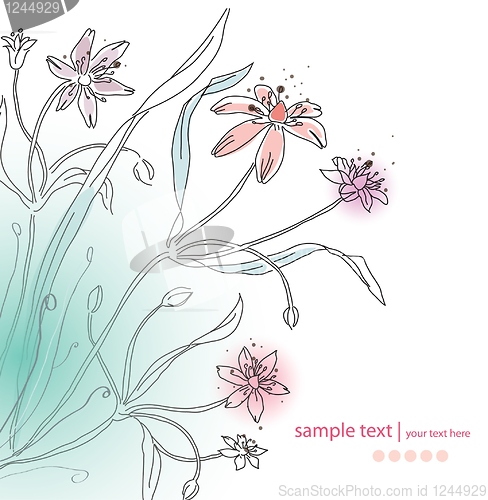 Image of floral background