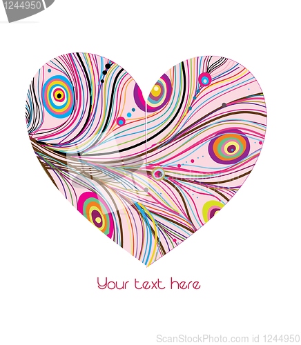 Image of Vector abstract heart