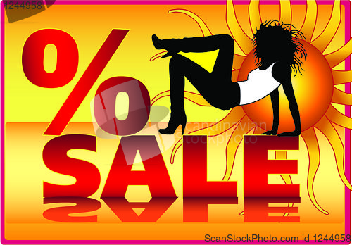 Image of Vector sale poster