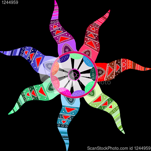 Image of Abstract creative sun