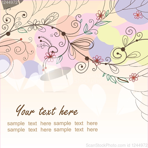 Image of floral background