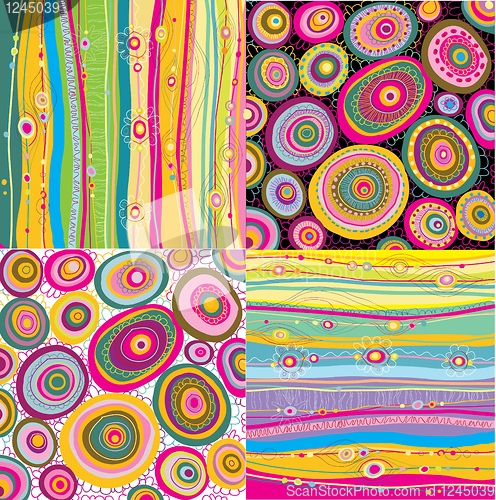 Image of Set universal backgrounds.Vector.