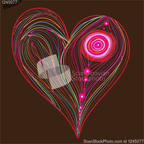 Image of Vector abstract heart