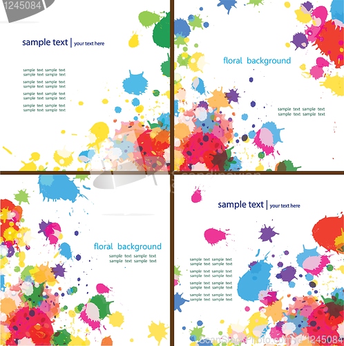 Image of Set universal backgrounds.Vector.