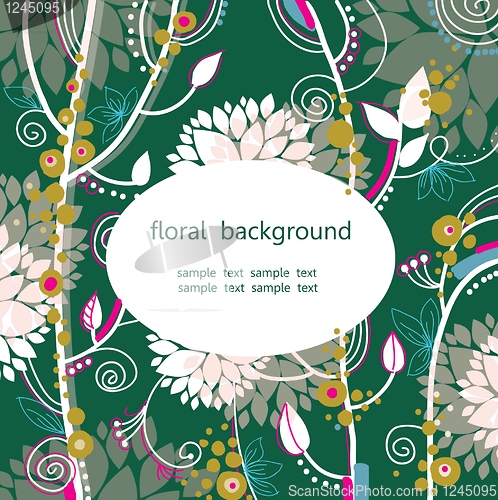 Image of floral background