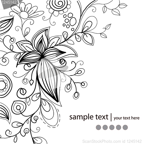 Image of floral background
