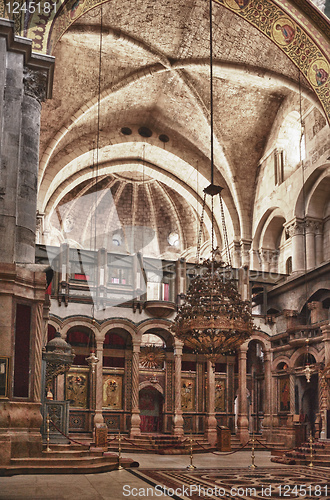 Image of Interior of the Church of the Holy Sepulchre 