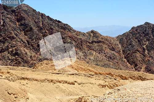 Image of Mountains in the south of Israel, down to the Red Sea 