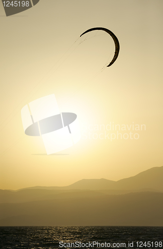 Image of Sky-surfing on lake Kinneret