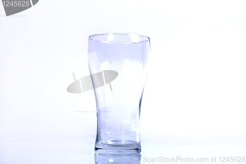 Image of glass over white    