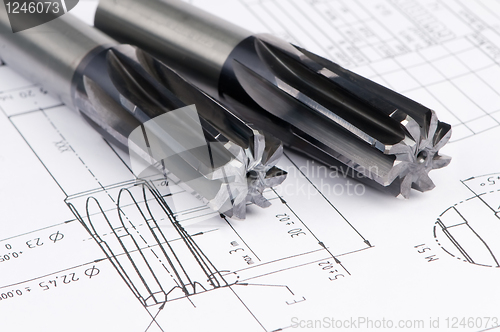 Image of finished metal reamer tools