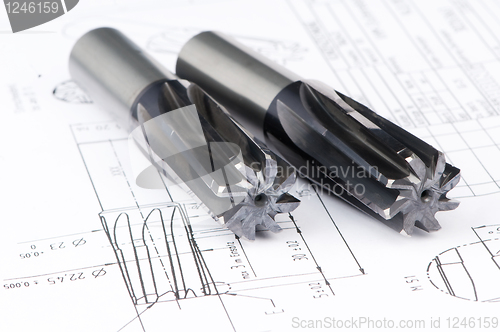 Image of finished metal reamer tools