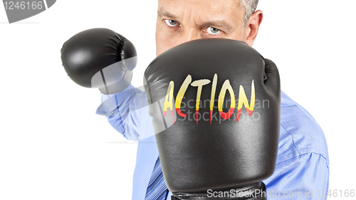 Image of business boxing