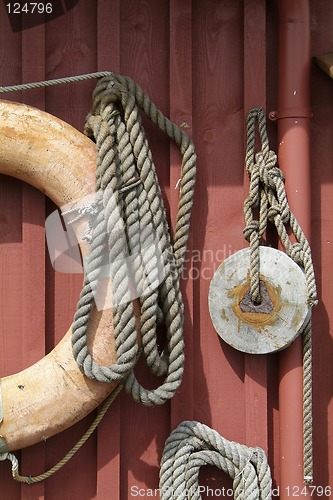 Image of Maritime equipment on the wall