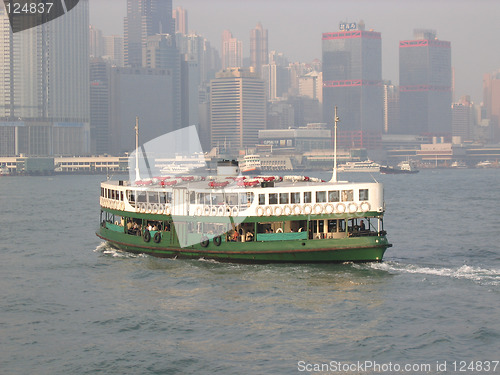Image of Ferry between Kowloon and Hong Kong Island