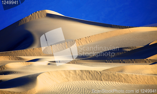 Image of Sand Dune Landscape in Death Valley CA