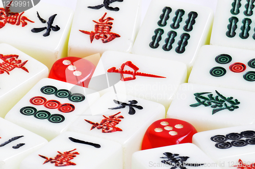 Image of Chinese mahjong