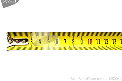 Image of Yellow tape measure 